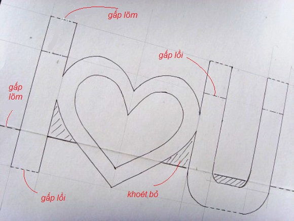 C&#225;ch l&#224;m thiệp nổi ấn tượng tặng nửa kia dịp Valentine