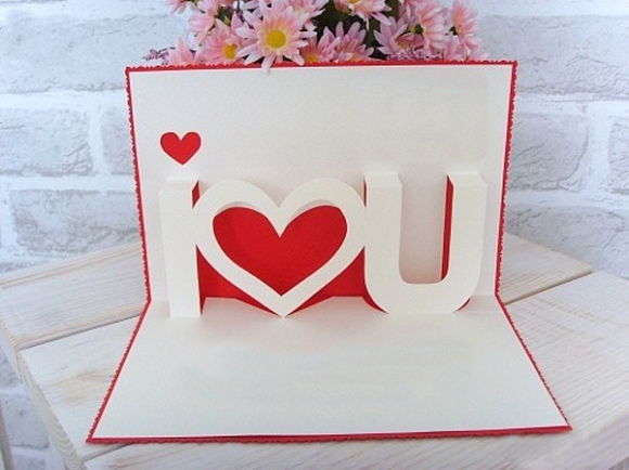 C&#225;ch l&#224;m thiệp nổi ấn tượng tặng nửa kia dịp Valentine