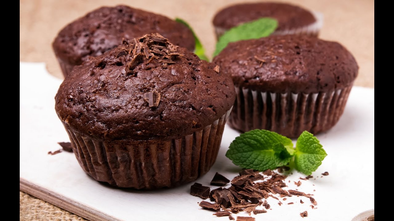 Cách làm bánh muffin chocolate cho người ăn chay