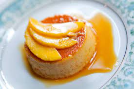 Cách làm bánh flan xoài nướng kiểu phương Nam