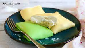 Cách làm crepe sầu riêng kem tươi