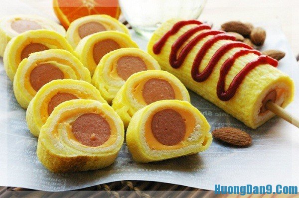 Cách làm bánh mì chiên cuộn xúc xích đơn giản!