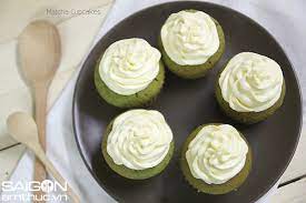 Cupcake trà xanh giải nhiệt mùa hè