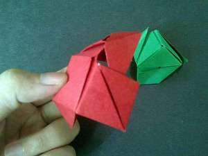 C&#225;ch gấp hoa hồng bằng giấy origami đầy ma thuật