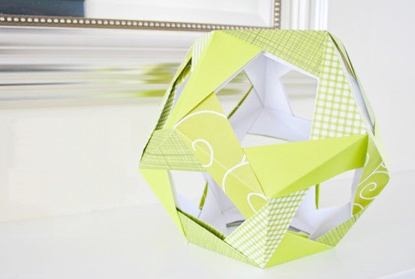 C&#225;ch gấp quả cầu origami cực dễ trang tr&#237; nh&#224; đẹp