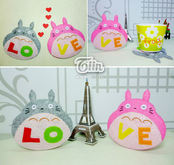 C&#225;ch l&#224;m đế l&#243;t ly thần Totoro cho c&#225;c đ&#244;i t&#236;nh nh&#226;n