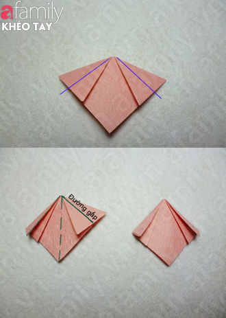 B&#236;nh hoa Origami xinh xắn tặng mẹ y&#234;u ng&#224;y 20/10