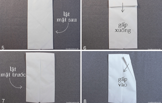 2 c&#225;ch gấp khăn ăn đơn giản b&#224; nội trợ cần biết