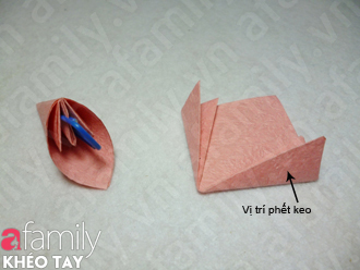 B&#236;nh hoa Origami xinh xắn tặng mẹ y&#234;u ng&#224;y 20/10