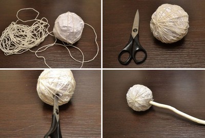 3 bước học c&#225;ch l&#224;m chậu hoa handmade đơn giản từ len