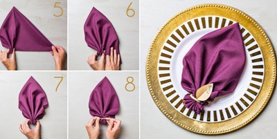 3 c&#225;ch gấp khăn ăn đẹp tinh tế m&#224; kh&#244;ng hề kh&#243;