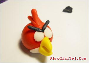 C&#225;ch nặn chim Angry bird một c&#225;ch dễ d&#224;ng