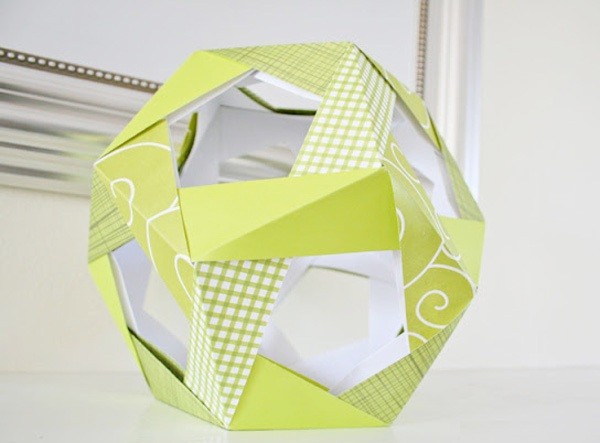 C&#225;ch gấp quả cầu origami cực dễ trang tr&#237; nh&#224; đẹp