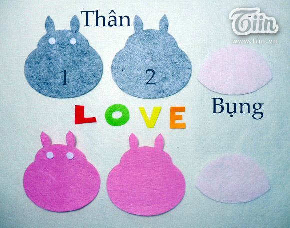 C&#225;ch l&#224;m đế l&#243;t ly thần Totoro cho c&#225;c đ&#244;i t&#236;nh nh&#226;n