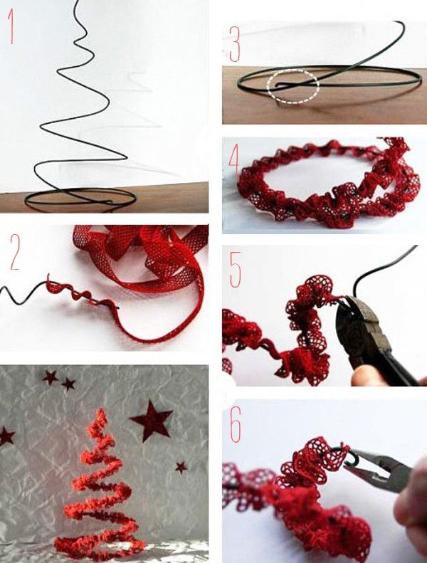 Bộ sưu tập những mẫu c&#226;y th&#244;ng Noel handmade cực xinh