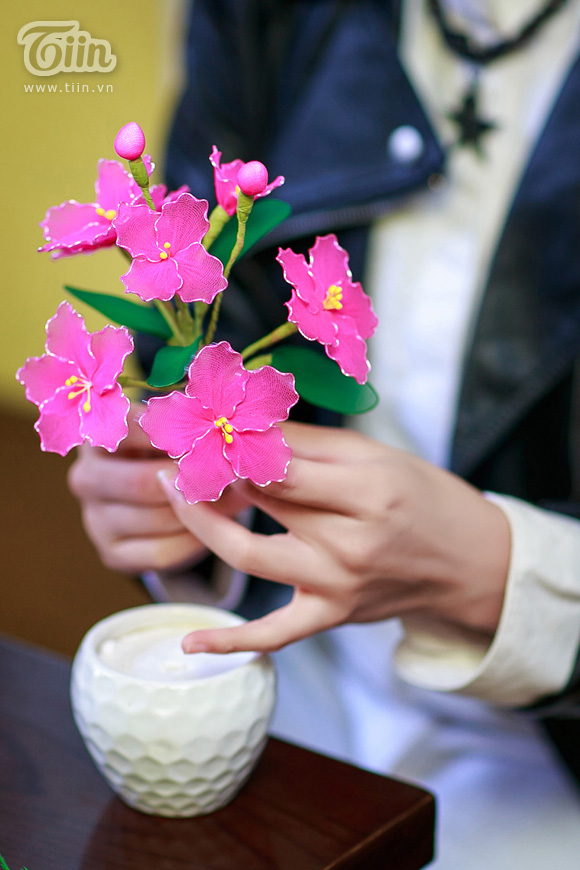 C&#225;c mẫu hoa vải voan vừa đẹp lại dễ l&#224;m