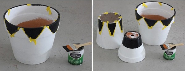 C&#225;ch F5 chậu trồng c&#226;y từ chiếc chậu đất nung cũ