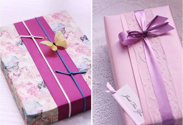 C&#225;ch g&#243;i qu&#224; h&#236;nh chữ nhật cực đẹp cho ng&#224;y đầu năm mới