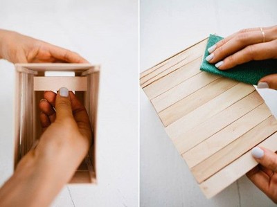 C&#225;ch l&#224;m b&#236;nh hoa gỗ từ que kem cực đơn giản