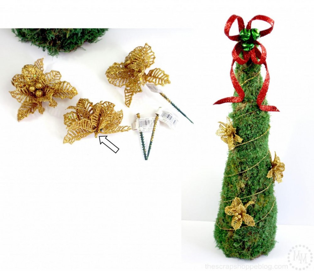 C&#225;ch l&#224;m c&#226;y th&#244;ng Noel từ giấy nh&#225;m v&#224; r&#234;u