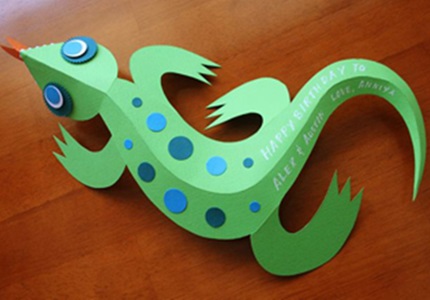 C&#225;ch l&#224;m con thằn lằn handmade kiểu 3D khiến b&#233; th&#237;ch m&#234;