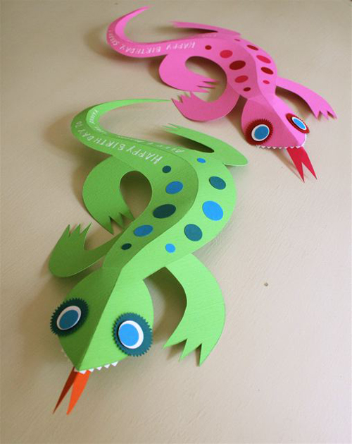 C&#225;ch l&#224;m con thằn lằn handmade kiểu 3D khiến b&#233; th&#237;ch m&#234;