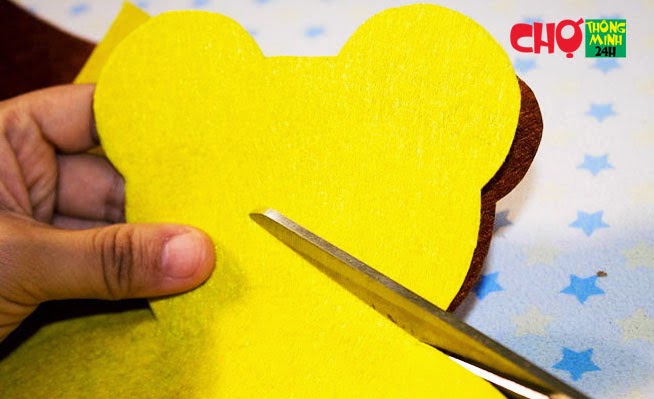 L&#224;m gấu b&#244;ng handmade từ vải nỉ cho b&#233; &#244;m cả ng&#224;y
