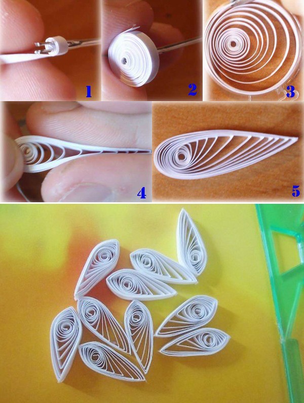 C&#225;ch l&#224;m hoa c&#250;c bằng giấy từ kỹ thuật quilling