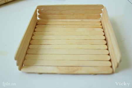 C&#225;ch l&#224;m kệ để đồ mini từ que kem cực y&#234;u