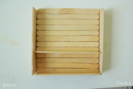 C&#225;ch l&#224;m kệ để đồ mini từ que kem cực y&#234;u
