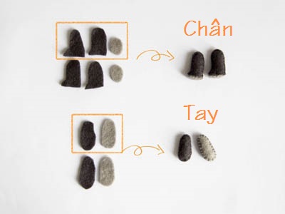 Kh&#233;o tay l&#224;m m&#243;c kh&#243;a gấu b&#244;ng nhỏ xinh
