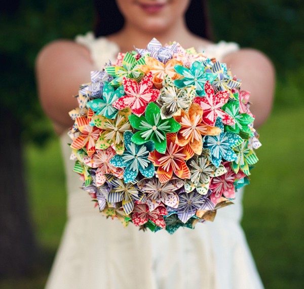C&#225;ch l&#224;m quả cầu hoa theo phong c&#225;ch origami cực y&#234;u