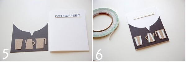 C&#225;ch l&#224;m thiệp giấy cho người y&#234;u th&#237;ch hương vị c&#224; ph&#234;
