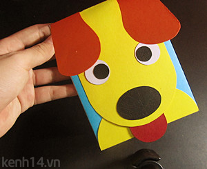 Tự tay l&#224;m thiệp c&#250;n biết l&#232; lưỡi, vẫy tai ngộ nghĩnh