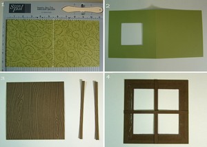 C&#225;ch l&#224;m thiệp nổi h&#236;nh cửa sổ hoa l&#227;ng mạn tặng bạn