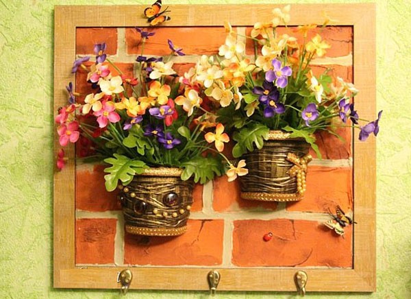 C&#225;ch l&#224;m tranh 3D hoa trang tr&#237; nh&#224; cực sống động