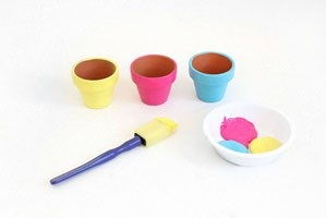 C&#225;ch trang tr&#237; chậu hoa đơn giản cho những bạn vụng về