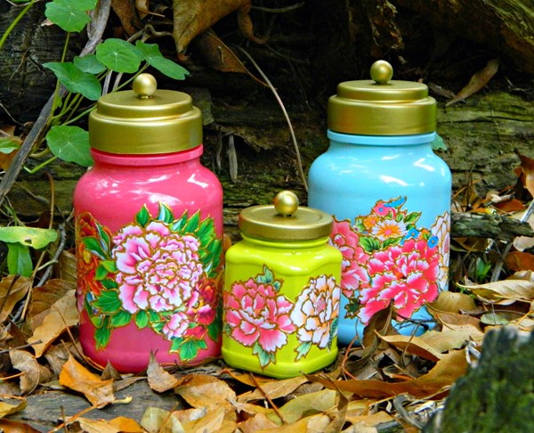 F5 chai lọ thủy tinh cũ th&#224;nh bộ lọ hoa độc đ&#225;o