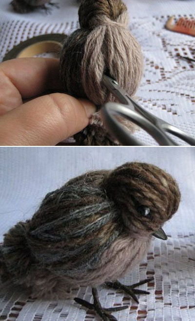 Học c&#225;ch l&#224;m đồ chơi handmade h&#236;nh chim sẻ từ len cực y&#234;u