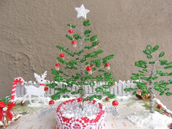 Hướng dẫn l&#224;m c&#226;y th&#244;ng Noel từ hạt cườm si&#234;u rực rỡ