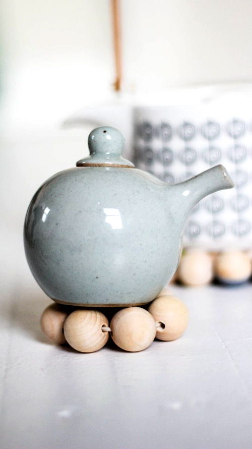 Hướng dẫn l&#224;m miếng l&#243;t nồi đơn giản từ hạt cườm gỗ