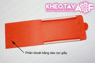 Hướng dẫn l&#224;m phong bao l&#236; x&#236; hoa mai độc đ&#225;o ng&#224;y Tết