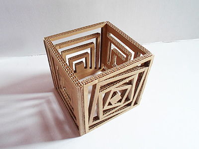 Kh&#233;o tay l&#224;m đ&#232;n ngủ h&#236;nh hộp từ b&#236;a c&#225;t- t&#244;ng rất nghệ thuật