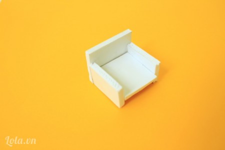 L&#224;m bộ b&#224;n ghế mini từ giấy m&#244; h&#236;nh cực y&#234;u