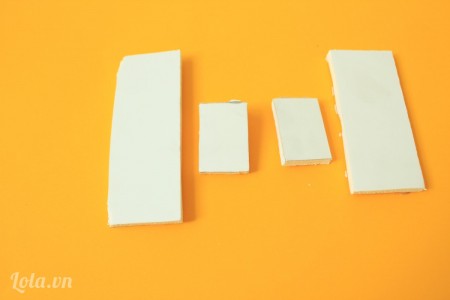 L&#224;m bộ b&#224;n ghế mini từ giấy m&#244; h&#236;nh cực y&#234;u