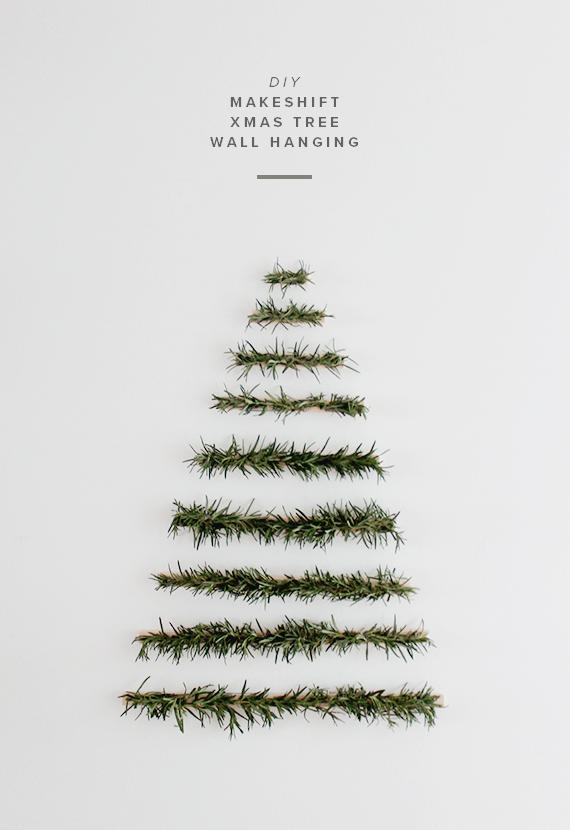 L&#224;m c&#226;y th&#244;ng Noel đơn giản từ gỗ v&#224; l&#225; hương thảo