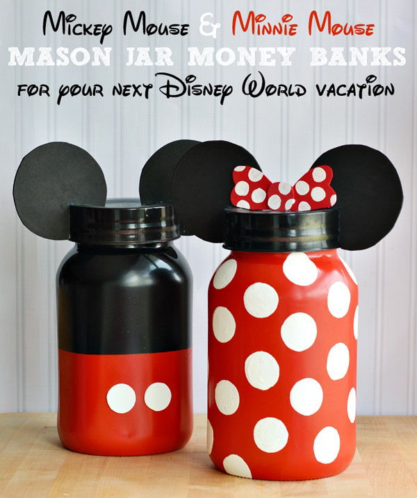 L&#224;m lọ đựng tiền tiết kiệm Mickey xinh xắn đ&#243;n năm mới