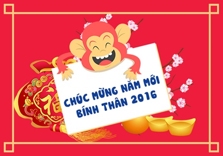 Thiệp ch&#250;c mừng năm mới 2016 đẹp nhất đ&#243;n Tết B&#237;nh Th&#226;n