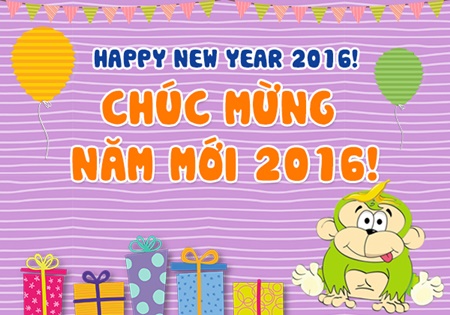 Thiệp ch&#250;c mừng năm mới 2016 đẹp nhất đ&#243;n Tết B&#237;nh Th&#226;n