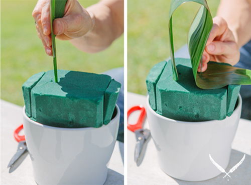 Một số lưu &#253; khi d&#249;ng xốp cắm hoa bạn cần biết